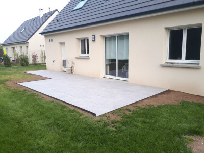 Vu d'ensemble sur la terrasse
