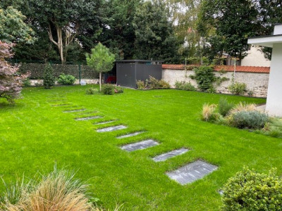 Vue générale sur le jardin